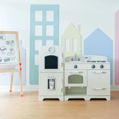 Teamson Kids Weiße Holzspielküche - Kühlschrank, Ofen, Spielset Teamson Kids Weiße Holzspielküche - Kühlschrank, Ofen, Spielset