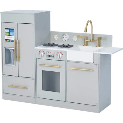 Cuisine en Bois Little Chef Charlotte - Gris - Cuisine de Jouet Cuisine en Bois Little Chef Charlotte - Gris - Cuisine de Jouet