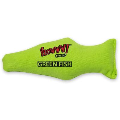 Yeowww! Poisson Vert Jouet pour Chat - Chat - Publicité Yeowww! Poisson Vert Jouet pour Chat - Chat - Publicité
