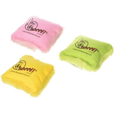 Yeowww! Organic Catnip Pillows - Assorted Colors - 2.5 inch - Cat Toy Yeowww! Organic Catnip Pillows - Assorted Colors - 2.5 inch - Cat Toy