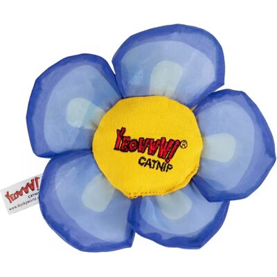 Yeowww! Daisy’s Flower Top Bleu - Jouet pour Chat - Publicité Yeowww! Daisy’s Flower Top Bleu - Jouet pour Chat - Publicité