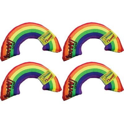 Yeowww! Rainbow Catnip Toy - Cat Toy, 6 Inches, Multi-Color Yeowww! Rainbow Catnip Toy - Cat Toy, 6 Inches, Multi-Color