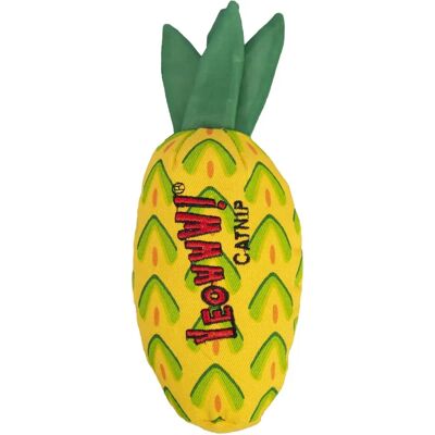 Jouet Ananas Yeowww! - Herbe à Chat Bio, 17,7cm - Publicité Jouet Ananas Yeowww! - Herbe à Chat Bio, 17,7cm - Publicité