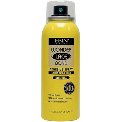 Ebin New York - Wonder Lace Bond Extra Mega Hold - 80ml - Lace Bond - adhésif - Publicité Ebin New York - Wonder Lace Bond Extra Mega Hold - 80ml - Lace Bond - adhésif - Publicité