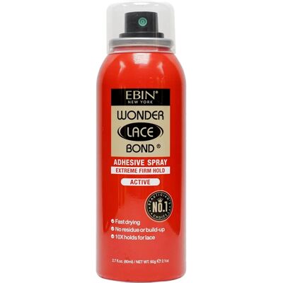 Ebin New York Wonder Lace Bond Spray Adhesivo para Pelucas - Fuerte agarre extremo Ebin New York Wonder Lace Bond Spray Adhesivo para Pelucas - Fuerte agarre extremo