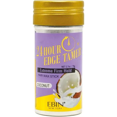 EBIN NEW YORK 24 HORAS EDGE TAMER COCO - Bastão de cera para cabelo EBIN NEW YORK 24 HORAS EDGE TAMER COCO - Bastão de cera para cabelo
