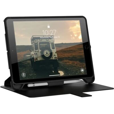 Urban Armor Gear Scout Folio iPad 10.2 Noir - Publicité Urban Armor Gear Scout Folio iPad 10.2 Noir - Publicité