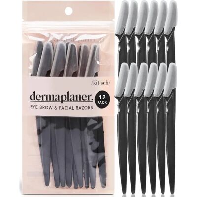 Kitsch Dermaplaner Facial - 12 Peças - Dermaplaner Facial Kitsch Dermaplaner Facial - 12 Peças - Dermaplaner Facial