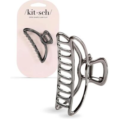 Kitsch Élastique à Griffes Ouvert, Hematite - Accessoire pour Cheveux - Publicité Kitsch Élastique à Griffes Ouvert, Hematite - Accessoire pour Cheveux - Publicité