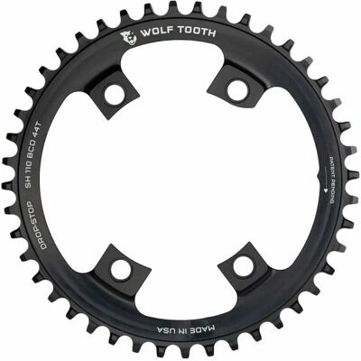 Wolf Tooth 110 BCD Asymmetric 4-Bolt Chainring - Black / 36 / 4 Arm Wolf Tooth 110 BCD Asymmetric 4-Bolt Chainring - Black / 36 / 4 Arm