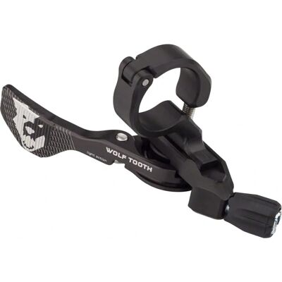 Levier de télécommande Wolf Tooth Light Action - Noir / Collier de 22,2mm - Publicité Levier de télécommande Wolf Tooth Light Action - Noir / Collier de 22,2mm - Publicité