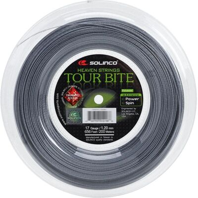Solinco Tour Bite Diamond Rough - Grau - Tennissaiten Solinco Tour Bite Diamond Rough - Grau - Tennissaiten