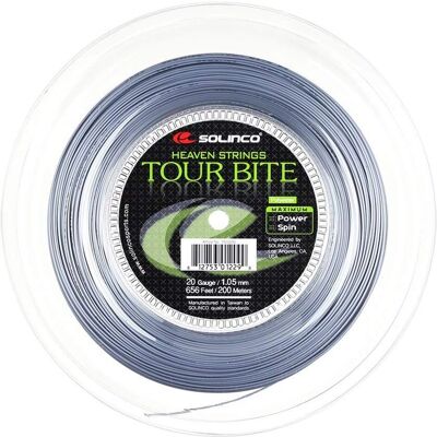 Solinco Tour Bite 200m - Tennissaite - Hoher Spin, Kontrolle Solinco Tour Bite 200m - Tennissaite - Hoher Spin, Kontrolle