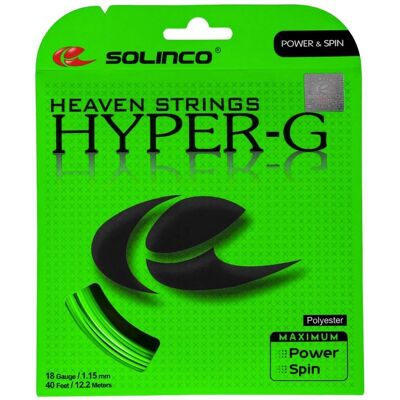 Solinco Hyper-G Saite-Set - Tennis-Saiten für Spin und Kontrolle Solinco Hyper-G Saite-Set - Tennis-Saiten für Spin und Kontrolle