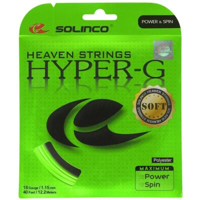 Solinco Hyper-G Soft Set - Jeu de cordes - Publicité Solinco Hyper-G Soft Set - Jeu de cordes - Publicité