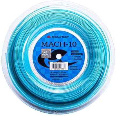 Cuerda de tenis Solinco Mach-10 - Azul - 1.30 mm Cuerda de tenis Solinco Mach-10 - Azul - 1.30 mm