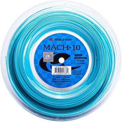 Solinco Mach-10 Tennis-Saiten - Blau 1,20 mm Solinco Mach-10 Tennis-Saiten - Blau 1,20 mm
