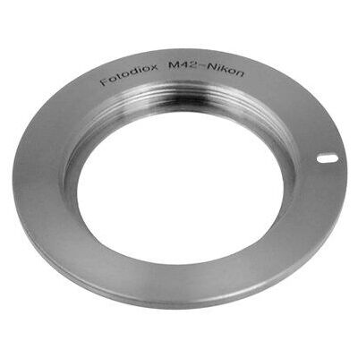 Fotodiox 10LA-M42-NIK-V2 Camera Lens Adapter - Compatible with M42 to Nikon V2 Mount Fotodiox 10LA-M42-NIK-V2 Camera Lens Adapter - Compatible with M42 to Nikon V2 Mount