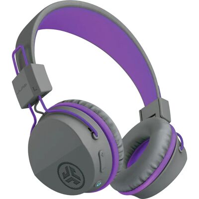 JLab JBuddies Casque Sans Fil pour Enfants - GRIS/MVIOLET - Publicité JLab JBuddies Casque Sans Fil pour Enfants - GRIS/MVIOLET - Publicité