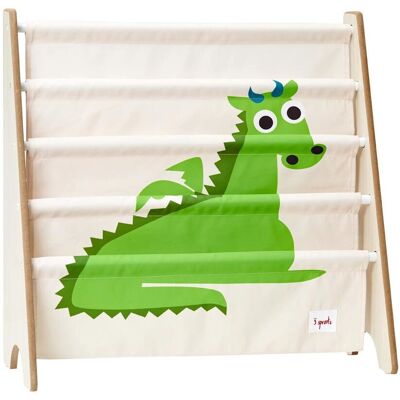 3 Sprouts Lasten kirjahylly - 4 hyllyä - Beige, Vihreä - Lastenystävällinen ja koristeellinen 3 Sprouts Lasten kirjahylly - 4 hyllyä - Beige, Vihreä - Lastenystävällinen ja koristeellinen