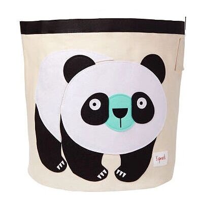 3 Sprouts Panda Rangement de Jouets - Boîte de Rangement - Publicité 3 Sprouts Panda Rangement de Jouets - Boîte de Rangement - Publicité