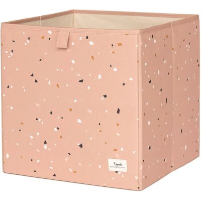Růžová úložná krabice 3 Sprouts - Čtvercová - Polyester 33x33x33cm Růžová úložná krabice 3 Sprouts - Čtvercová - Polyester 33x33x33cm