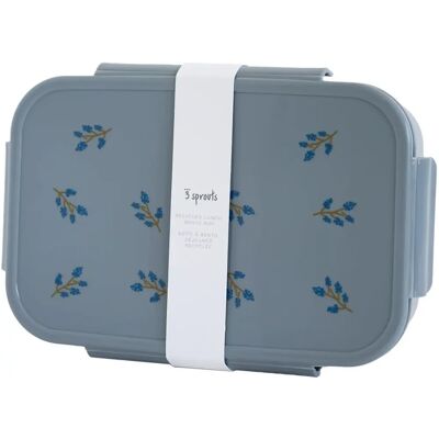 Boîte à lunch bébé 3 Sprouts - Myrtille/bleu - Étanche, Plastique recyclé, 3 compartiments - Publicité Boîte à lunch bébé 3 Sprouts - Myrtille/bleu - Étanche, Plastique recyclé, 3 compartiments - Publicité