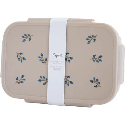 3 Sprouts Lunchbox in recyceltem Kunststoff Taupe/Myrtille - Lunchbox 3 Sprouts Lunchbox in recyceltem Kunststoff Taupe/Myrtille - Lunchbox