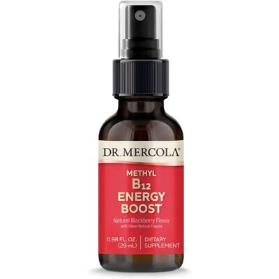 Dr. Mercola Vitamine B12 Méthyl - Boosteur d'Énergie - Mûre Naturelle - Publicité Dr. Mercola Vitamine B12 Méthyl - Boosteur d'Énergie - Mûre Naturelle - Publicité