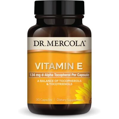 Witamina E Dr. Mercola - Naturalna, Zrównoważona, 30 Kapsułek Witamina E Dr. Mercola - Naturalna, Zrównoważona, 30 Kapsułek