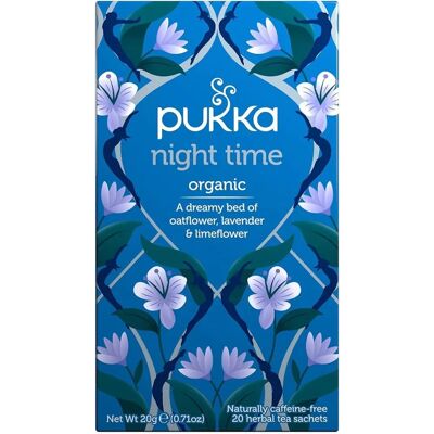 Pukka Herbs Night Time Tea - Organic Herbal Sleep Blend Pukka Herbs Night Time Tea - Organic Herbal Sleep Blend