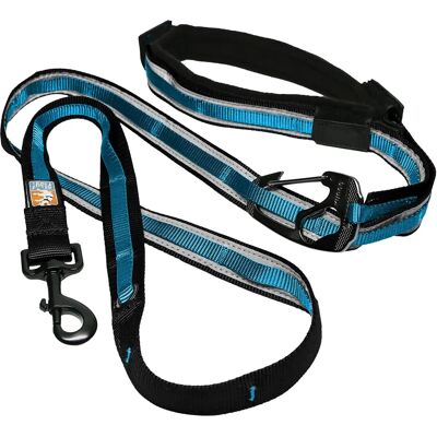 Kurgo Schwarze und Blaue reflektierende 6-in-1 Hundeleine Kurgo Schwarze und Blaue reflektierende 6-in-1 Hundeleine