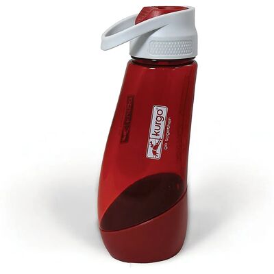Kurgo Gourd Waterfles & Kom - Rood - Honden Reissetool Kurgo Gourd Waterfles & Kom - Rood - Honden Reissetool