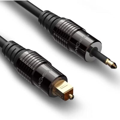 FosPower - FOSCBL-2033 - 3 m - Mini-TOSLINK - Cabo de áudio FosPower - FOSCBL-2033 - 3 m - Mini-TOSLINK - Cabo de áudio