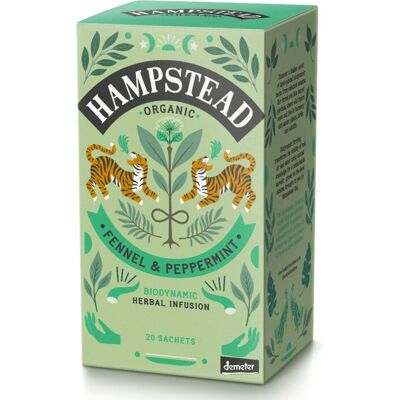 Hampstead Té Orgánico Hinojo y Menta - Té de Hierbas Hampstead Té Orgánico Hinojo y Menta - Té de Hierbas