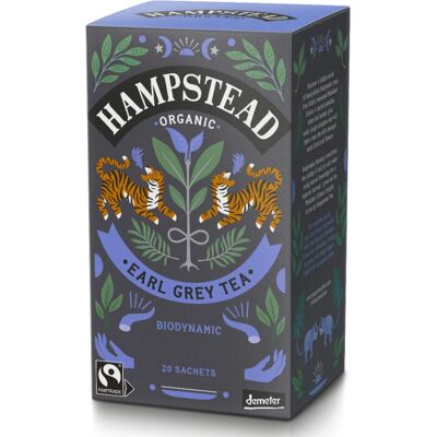 Hampstead Tea Modelo 813427000719 Tés de té negro Earl Grey - Bolsitas Hampstead Tea Modelo 813427000719 Tés de té negro Earl Grey - Bolsitas