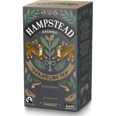 Té de Darjeeling Orgánico Demeter Hampstead Tea 20 Bolsitas - Té Té de Darjeeling Orgánico Demeter Hampstead Tea 20 Bolsitas - Té