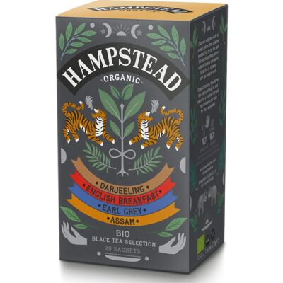 Selección de Té Negro Hampstead - Té Negro Orgánico - 20 Bolsitas Selección de Té Negro Hampstead - Té Negro Orgánico - 20 Bolsitas