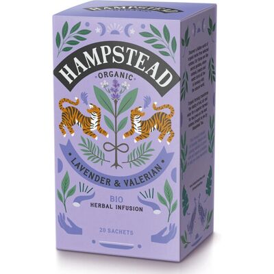 Hampstead Lavanda Valeriana Té de Hierbas - Relajación y Sueño Hampstead Lavanda Valeriana Té de Hierbas - Relajación y Sueño