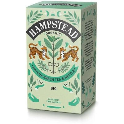 Hampstead Matcha - Té verde orgánico con ortiga - 20 bolsitas Hampstead Matcha - Té verde orgánico con ortiga - 20 bolsitas