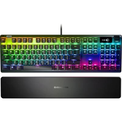 SteelSeries Apex Pro - Teclado mecânico - Atuação ajustável - Preto - USB QWERTY UK SteelSeries Apex Pro - Teclado mecânico - Atuação ajustável - Preto - USB QWERTY UK