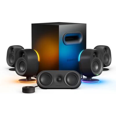 Steelseries Arena 9 Bluetooth Játéksugárzó rendszer - Fekete - 5.1 csatorna Steelseries Arena 9 Bluetooth Játéksugárzó rendszer - Fekete - 5.1 csatorna