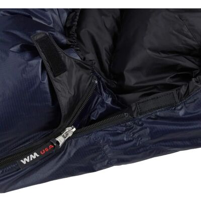 Western Mountaineering TerraLite 215 cm - Leichter Daunenschlafsack - Blau - 3-Jahreszeiten Western Mountaineering TerraLite 215 cm - Leichter Daunenschlafsack - Blau - 3-Jahreszeiten