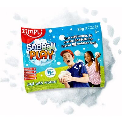 Unbranded - SnoBall Play Foil Bags - 24-pack - Snow - Toy Unbranded - SnoBall Play Foil Bags - 24-pack - Snow - Toy