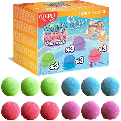 Zimpli Kids Badesbälle - Farbwechsel, Biologisch Abbaubar Zimpli Kids Badesbälle - Farbwechsel, Biologisch Abbaubar