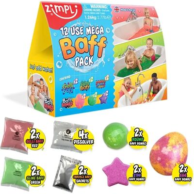 Zimpli Kids Mega Baff Pack - Badespielzeug für Kinder Zimpli Kids Mega Baff Pack - Badespielzeug für Kinder