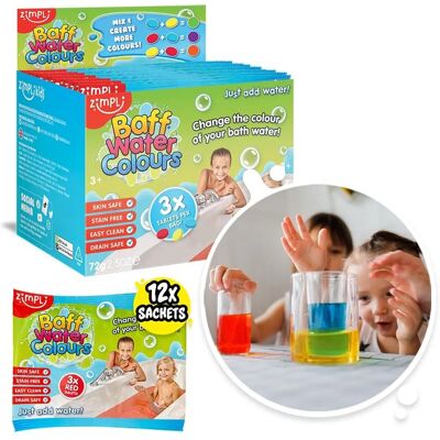 Zimpli Kids - Baff Water Colours Pack - Bath Drops Zimpli Kids - Baff Water Colours Pack - Bath Drops