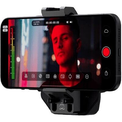 Atomos Schwarzer Handyhalter - Passiver Support für Smartphones Atomos Schwarzer Handyhalter - Passiver Support für Smartphones