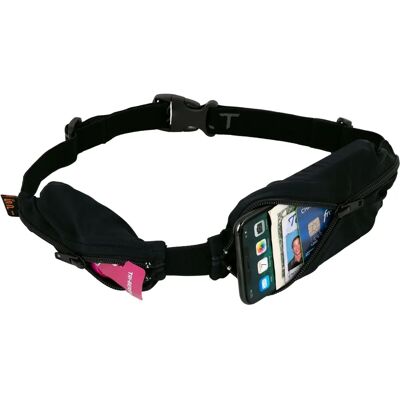 SPIbelt Sport Duel Pocket - Midjeveske - Svart - One size SPIbelt Sport Duel Pocket - Midjeveske - Svart - One size