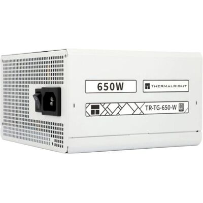Thermalright TG-650 Tápegység - 650W, Fehér, 120mm ventilátor, 80 Plus Gold Thermalright TG-650 Tápegység - 650W, Fehér, 120mm ventilátor, 80 Plus Gold
